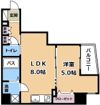 InnocentCourt石山駅前の間取り画像