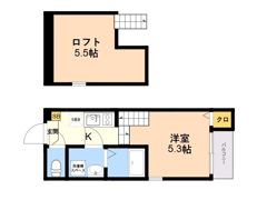 ラシュレ香椎の間取り画像
