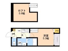 ラシュレ香椎の間取り画像