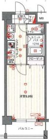 パルティール覚王山の間取り画像