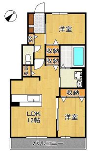Live Flat大橋の間取り画像