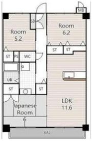 ワンネス21の間取り画像