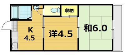 うずらマンションの間取り画像