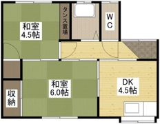 山本アパートの間取り画像