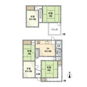 大井戸建の間取り画像