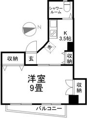 益谷ハイツの間取り画像