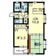ハイム江越の間取り画像