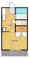 ロマネスクもりつねの間取り画像