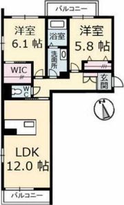 ベレオ南島田の間取り画像