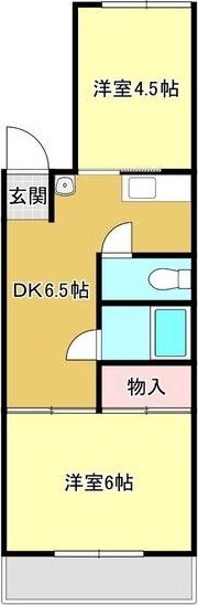 コーポ筒井の間取り画像