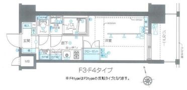 ZOOM品川南の間取り画像