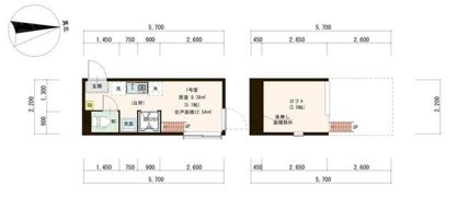 アンソレイユ中延の間取り画像