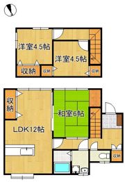 力丸町戸建の間取り画像