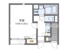 クレイノ茂木2の間取り画像