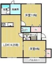 クレール壱番館の間取り画像
