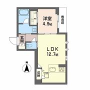 ユーグレイス東島田の間取り画像