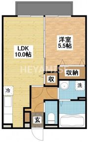 アルペジオ久原B棟の間取り画像