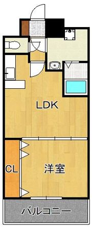 No.65 クロッシングタワーORIENT BLD.の間取り画像