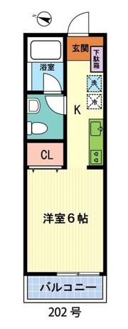 レジデンスK・G・Jの間取り画像