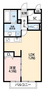 Villa trianon Courtの間取り画像