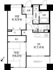 マルジューマンションの間取り画像