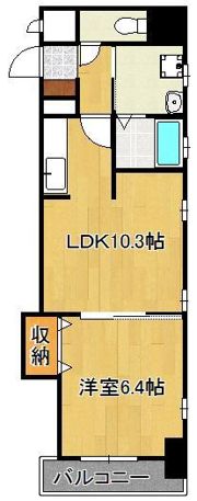 デザイナープリンセス・リバーサイドの間取り画像