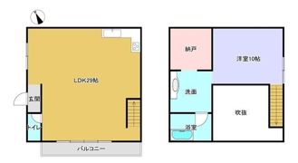 寺尾町一戸建ての間取り画像