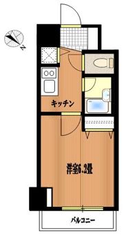 コンシェリア・デュー勝どきの間取り画像