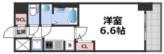 サムティ大阪GRAND EASTの間取り画像