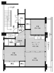 ビレッジハウス大内1号棟の間取り画像