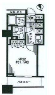 シティタワー横濱の間取り画像