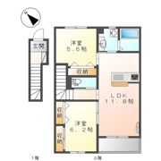 ツインズI番館の間取り画像
