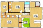 与原二丁目戸建の間取り画像