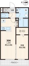 ビューノシャンテ上小岩の間取り画像