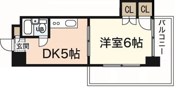 中田ビル三篠の間取り画像