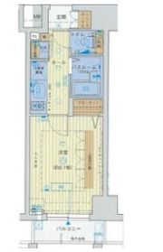 エステムプラザ横濱みなとみらいウエストの間取り画像