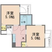 六龍苑岡町の間取り画像