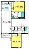 maison Sun Bridgeの間取り画像