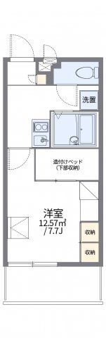 レオパレスBLUEPONTUSの間取り画像