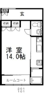 ゴールドパークBの間取り画像