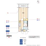 ルクレ津田沼の間取り画像