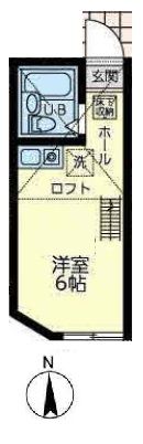 ユナイト小机グレートギャッピーの間取り画像