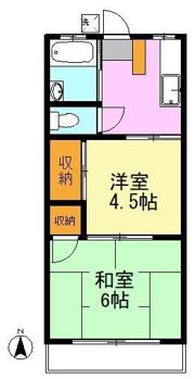 八石荘の間取り画像