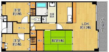 レクシア伊丹の間取り画像