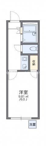 レオパレス藤塚の間取り画像
