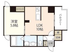 MARIO TERRACE 平野町の間取り画像