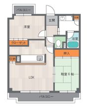 シャトー三木第3の間取り画像