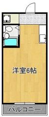 レジデンス歯科大前の間取り画像