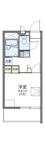 レオパレスメロディーベルイノⅡの間取り画像