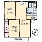 ハミングバード B棟の間取り画像
